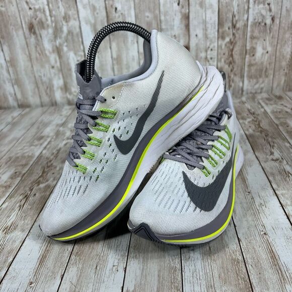 Nike zoom‎ fly white gunsmoke grey 897821 101 Womens 7 - Picture 5 of 8
